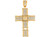 Shimmering Accented Unique Huge Latin Cross Pendant (JL# P9881)
