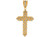 Dazzling Baguette and Round CZ Studded Huge Latin Cross Pendant (JL# P9874)