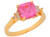 Square Ladies Fancy Birthstone Ring (JL# R9554)