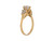 High Setting Three Stone Ladies Fancy Anniversary Ring (JL# R9454)