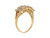 Bright Two Row Ladies Fancy Filigree Split Shank Ring (JL# R9440)