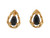 Ladies Classic Look Twisted Frame Earrings (JL# E9388)
