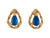 Ladies Classic Look Twisted Frame Earrings (JL# E9388)