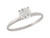 Pink CZ Elegant Simple Solitaire Ladies Engagement Ring (JL# R9044)