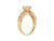 Round and Baguette Cut Ladies Engagement Ring (JL# R8925)