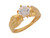 Classic Ladies Wedding Engagement Promise Ring (JL# R8763)