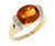 and White CZ Split Shank Graceful Ladies Ring (JL# R8749)