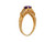 Natural White Topaz Antique Style Ladies Ring (JL# R8535)