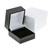 Two Tone Gold White CZ Modern Detailed Ladies Ring (JL# R7803)