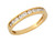 Eleven-stone Round Cut Ladies Anniversary Band Ring (JL# R7700)