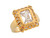 Y Antique Style Wide Band Ladies Ring (JL# R7574)