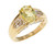 Oval Cut Intricate Band Design Ladies Ring (JL# R7514)