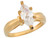 Marquise Cut Classic Design Ladies Engagement Ring (JL# R7427)