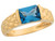 Bezel Set Unisex Fashion Ring (JL# R7381)