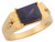 Rectangle White CZ Side Stones Unisex Ring (JL# R7370)