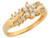 Flower Design Beautiful Ladies Band Ring (JL# R7341)