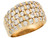 Cluster Design Stunning Gorgeous Ladies Band Ring (JL# R7130)