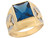 Two Tone Gold Patriotic Eagle Mens Ring (JL# R6999)