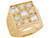 Cluster Design Modern Mens Ring (SKU# R6996)