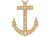 Breathtaking Accented Mariner's Anchor Pendant (JL# P6878)