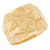Solid Square Cut Shining Beautiful Unisex Nugget Ring (JL# R6577)
