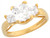 Sparkling Three Stone CZ Fashionable Ladies Ring (JL# R5990)