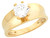 1.87ct CZ Round Solitaire Sleek Design Engagement Ring (JL# R5981)