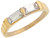 Real Sleek Modern Design Band Baby Ring (JL# R5513)