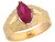 Marquise Antique Inspired Baby Ring (JL# R5486)