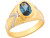 Two-Tone Gold Birthstone Baby Ring (JL# R5462)