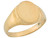 Oval Attractive Signet Baby Ring (JL# R5370)