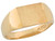 Rectangular Modern Designer Signet Baby Ring (JL# R5353)