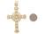 Cluster 7.62cm Celtic Cross Religious Pendant Charm (JL# P4233)