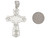 5.42cm Filigree Christian Cross Crucifix Pendant (JL# P4136)
