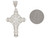 Two-Tone Gold Fancy Stunning Filigree Adorned Latin Cross Pendant (JL# P4126)