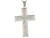 Two-Tone Gold Gorgeous Diamond Cut Traditional Latin Cross Pendant (JL# P4112)