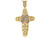 925 5.54cm Stunning Unique Cross Charm Pendant (JL# P4109)