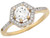 Two Toned Real Gold Designer Engagement Womens Ring (JL# R4042)