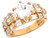 White 3.2ct CZ Fancy Engagement Ladies Ring (JL# R3918)
