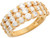 Solid Fashionable Ladies Anniversary Ring (JL# R3891)