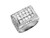 Treasure Chest Design Etched Mens Ring (JL# R3827)