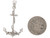 Real Nautical Naval Captain Military 3.3cm Charm Pendant (JL# P3685)