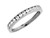 Round Cut Channel Set CZ Mens Band (JL# R3549)