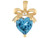and Diamond Accented Ladies Cute Ribbon and Heart Pendant (SKU# P3409) and Diamond Accented Ladies Cute Ribbon and Heart Pendant (SKU# P3409)