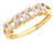 Solid Two Tone Gold 'forever' Band Ring Jewelry (JL# R3303)