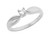 Beautiful Round Cut Diamond Solitaire Promise Ring (JL# R3271)