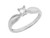 Round CZ Lovely Design Engagement Ring (JL# R3235)