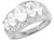 Natural Graceful Design Ladies Wide Band Ring (JL# R3212)