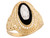 Two Tone Gold Our Lady of Guadalupe Virgin Mary Religious Filigree Ring (JL# R3031)