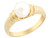 solid freshwater cultured high polish Ring jewelry (JL# R2986)